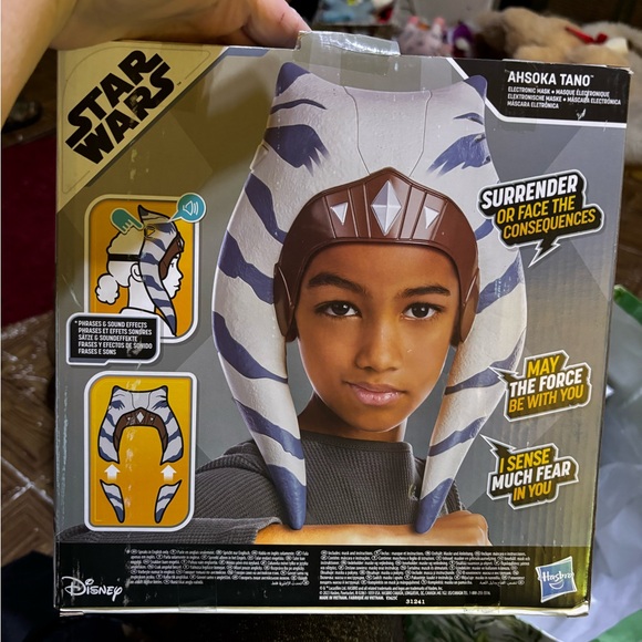 Disney Star Wars Ahsoka Tano Headpiece with plush toy - White, Blue, Brown - Picture 1 of 7